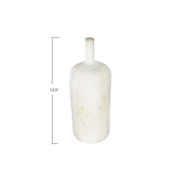 Stoneware Vase with Glaze - Image 3