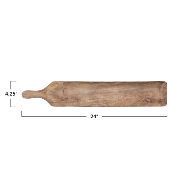 Mango Wood Serving Board with Handle - Image 3