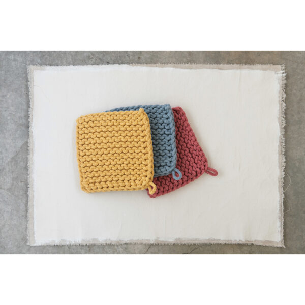 Cotton Crocheted Pot Holder - Image 2