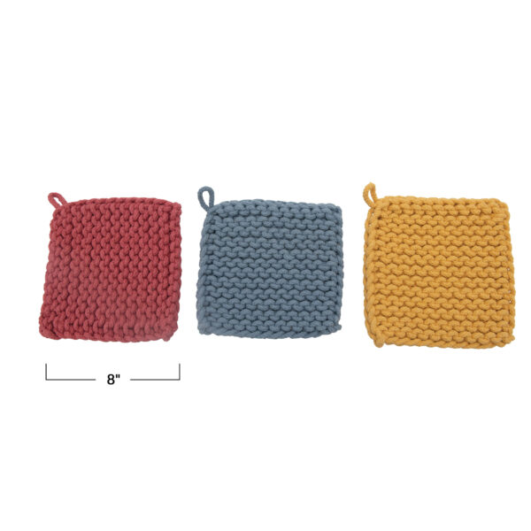 Cotton Crocheted Pot Holder - Image 4