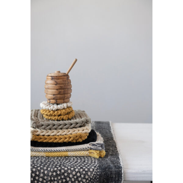 Cotton Crocheted Pot Holder - Image 3