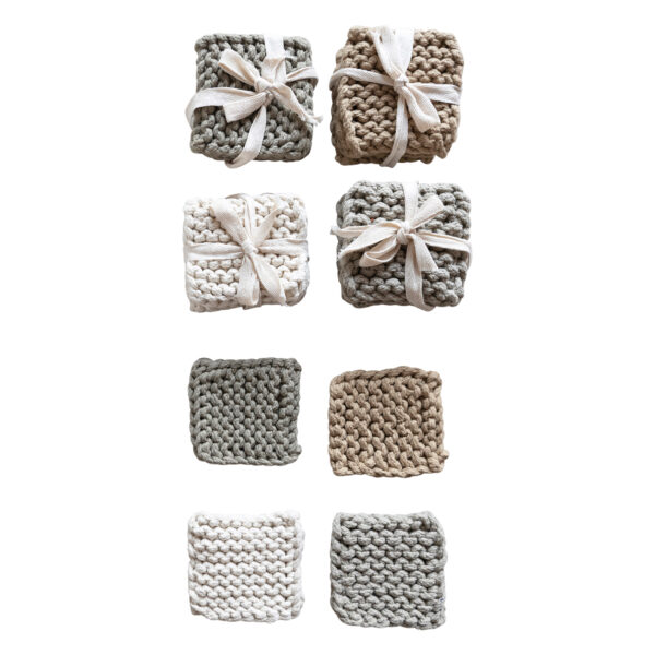 Cotton Crocheted Coasters