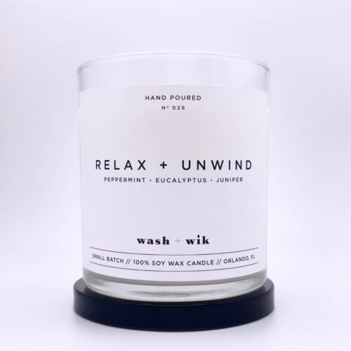 Soy Wax Candle | Relax + Unwind - 1 Wick