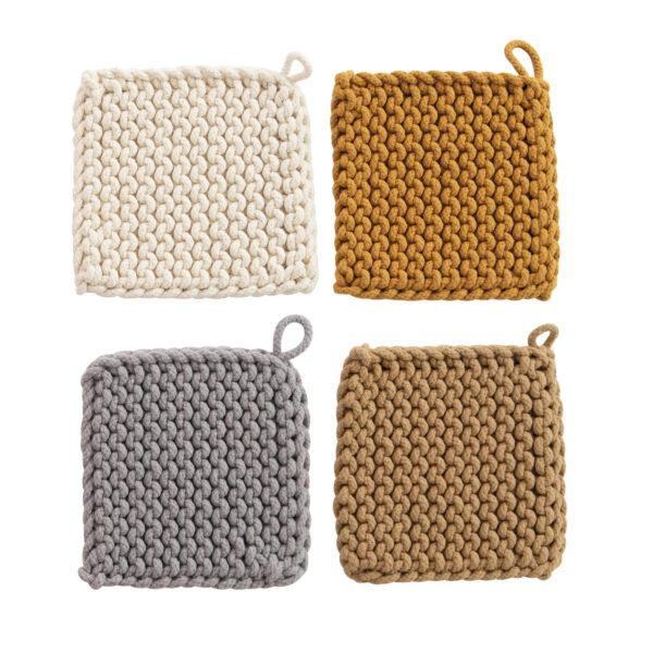 Cotton Crocheted Pot Holder