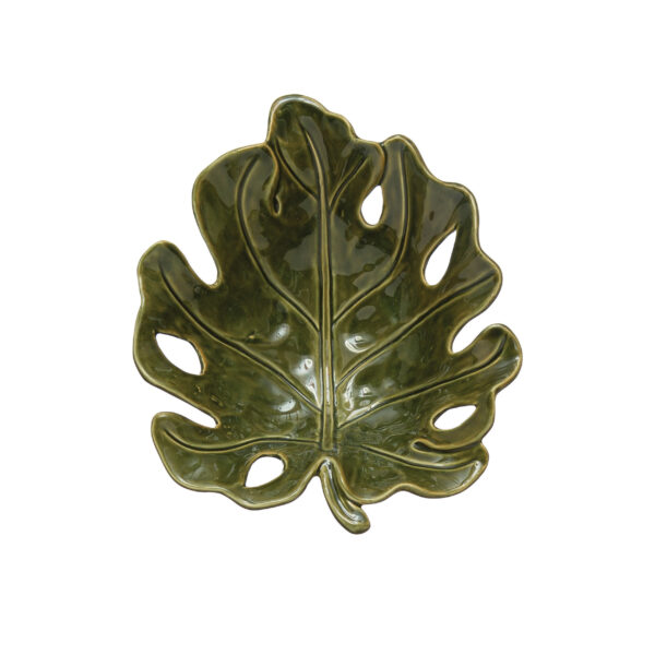 Stoneware Leaf Shaped Bowl - Image 2