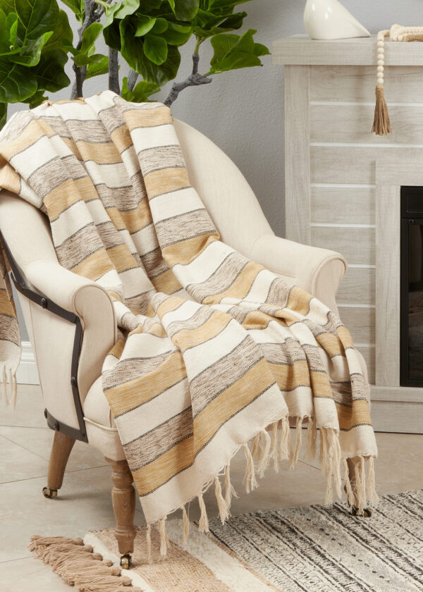 Striped Throw