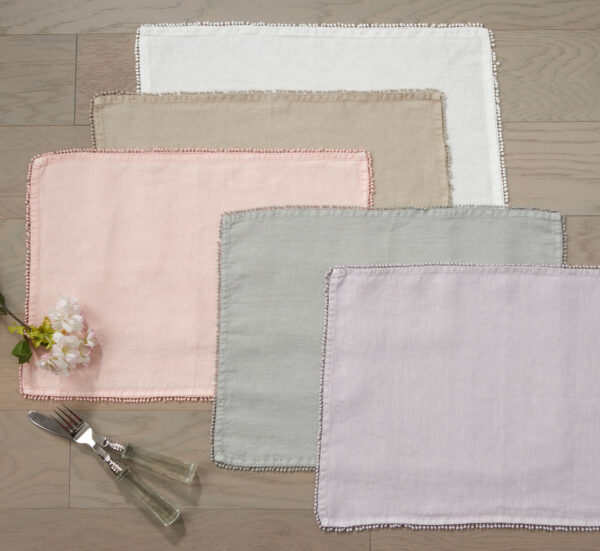 Pompom Design Placemat | Natural