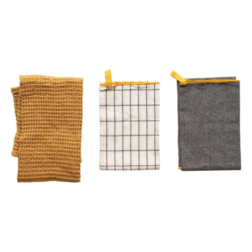 Cotton Tea Towels, Set of 3