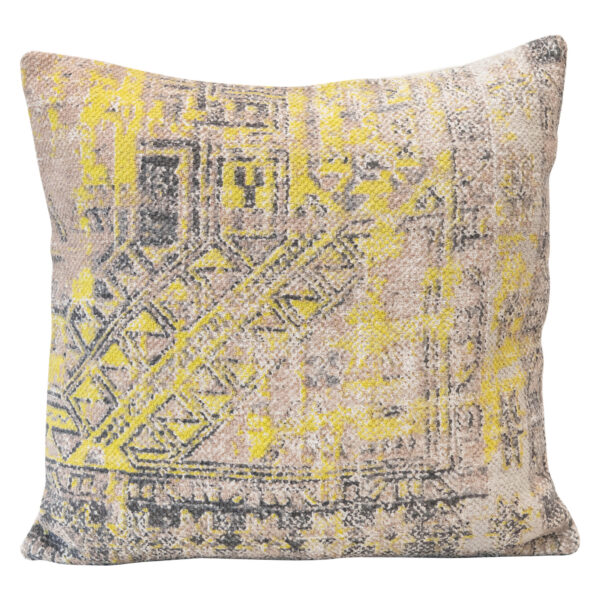 Stonewashed Cotton Printed Pillow