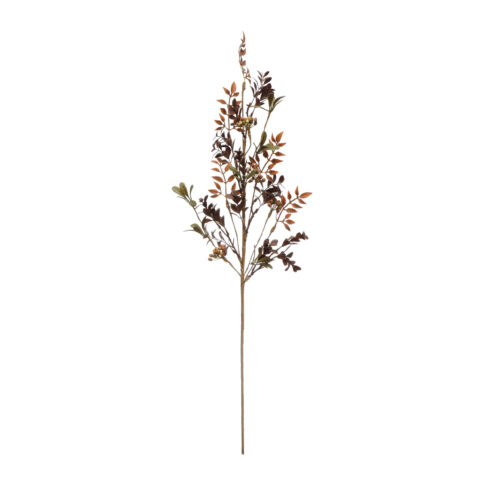30"H Faux Mixed Greens Stem with Berries Brown