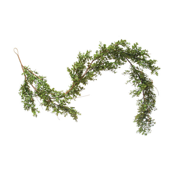 Faux Boxwood Garland