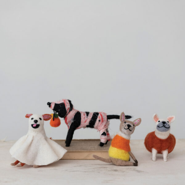 Wool Felt Dog in Costume - Image 2