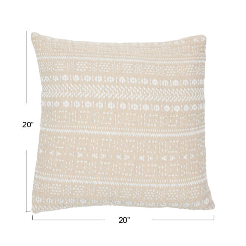 Cotton Woven Case Beige w Poly Insert