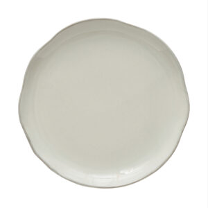 Stoneware Scalloped Plate