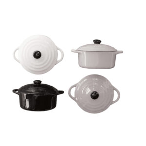 Stoneware Mini Baker with Lid