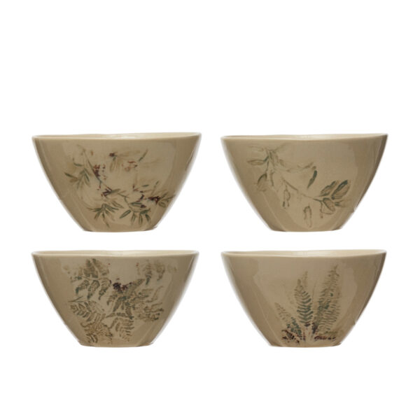 Debossed Stoneware Bowl