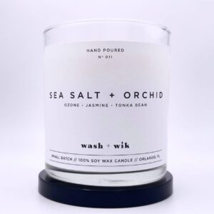 Soy Wax Candle | Sea Salt & Orchid - 1 Wick