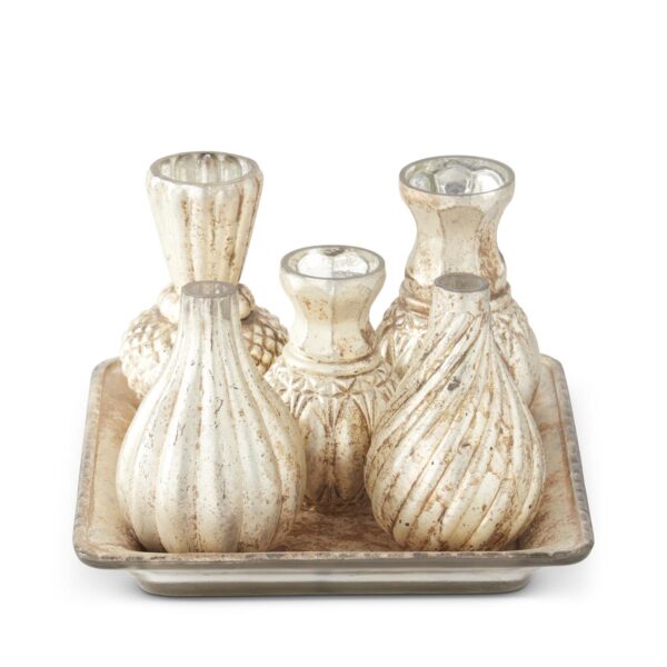Burnt Champagne Bud Vases