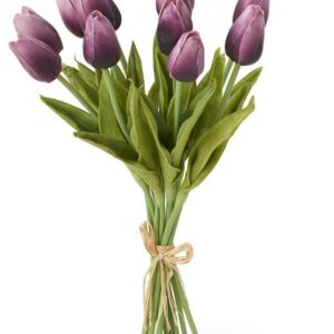 Real Touch Mini Tulip Bundle | Purple