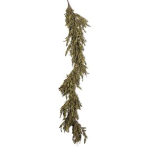 Eva Leaf Spray Garland | Brown & Green