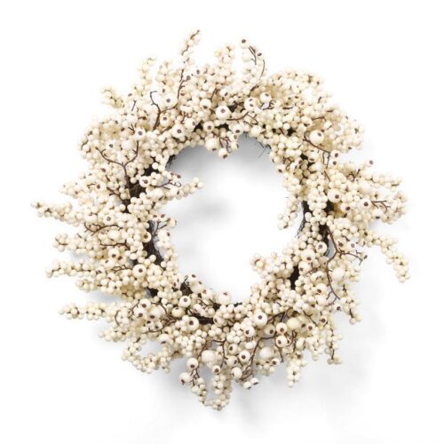 White Berry and Rosehip Wreath