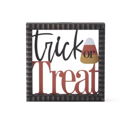 TRICK OR TREAT Cutout Sign