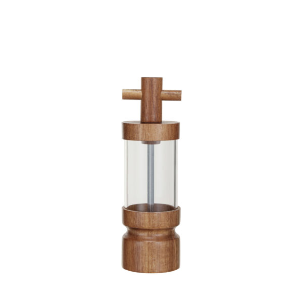 Acacia Wood & Acrylic Salt & Pepper Mill