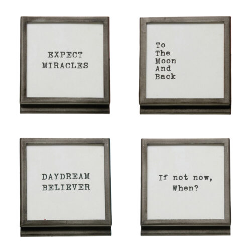 Frame with Easel and Saying 4 Styles