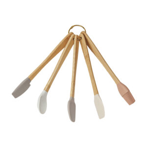 Silicone & Beech Kitchen Utensils