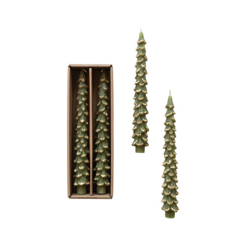 Unscented Tree Shaped Tapers, EvergreenColor