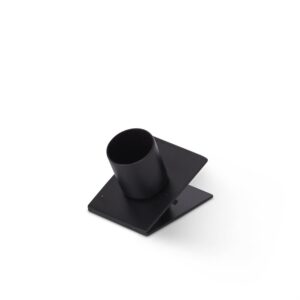Black Metal Taper Candleholder Clip