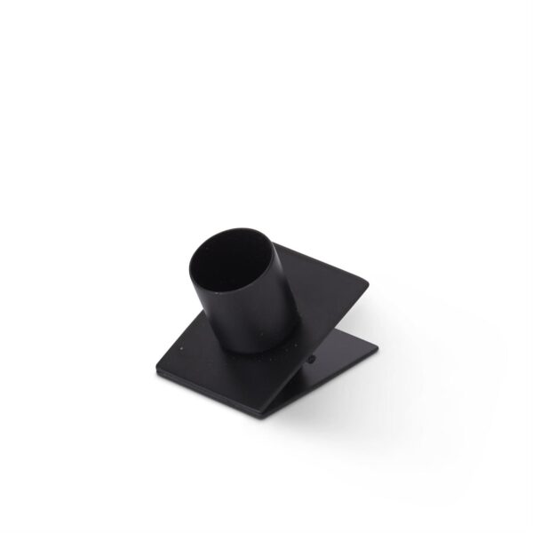 Black Metal Taper Candleholder Clip