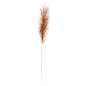 Faux Pampas Grass Plume Salmon