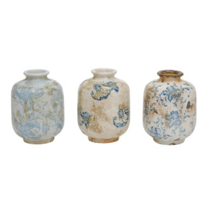 Terracotta Vase with Pattern