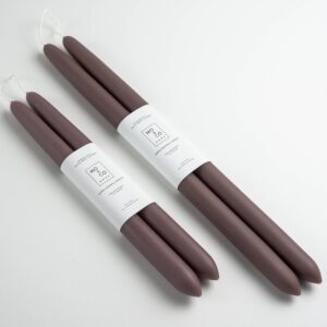 Beeswax Dipped Candles - 10" | Mauve