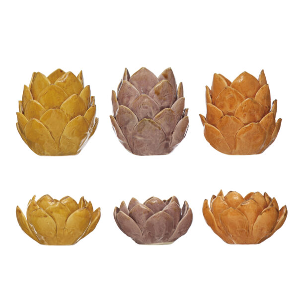 Stoneware Artichoke Tealight Holder