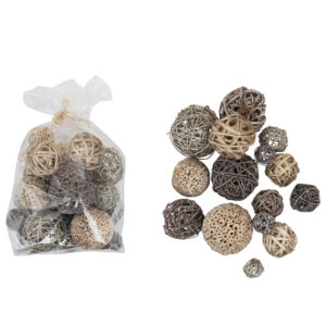 Dried Natural Ball Mix in Bag 20 pc