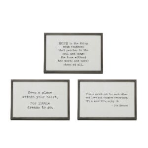 Frame with Easel and Saying