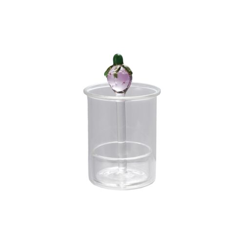 Glass Toothpick/Cotton Swab Holder