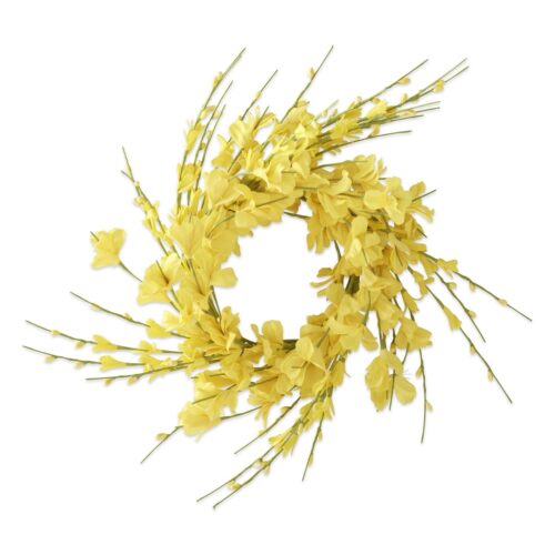 Yellow Forsythia Candle Ring