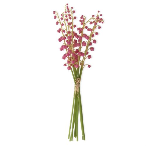 Mauve Real Touch Lily of The Valley Bundle