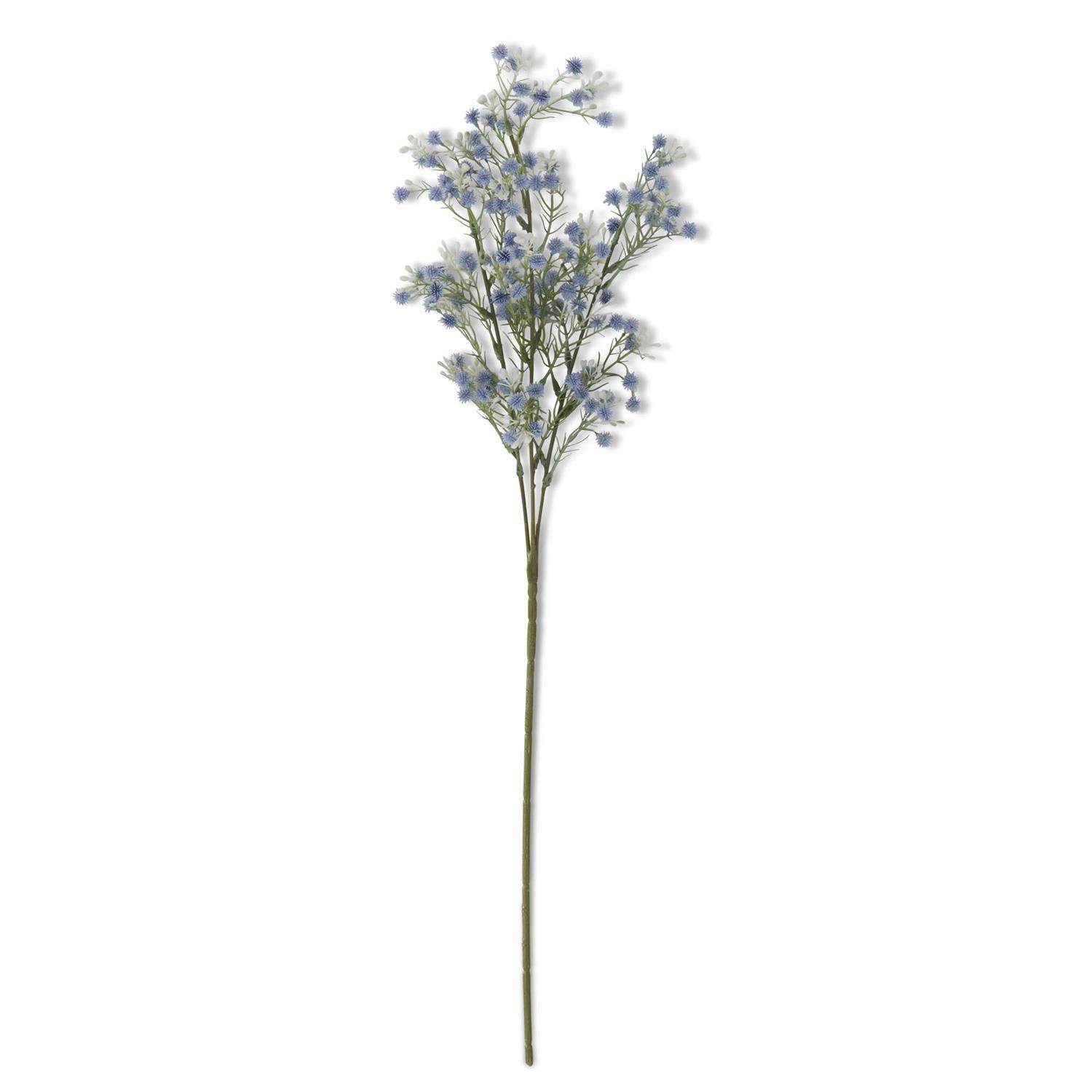Blue Babys Breath & White Berry Spray