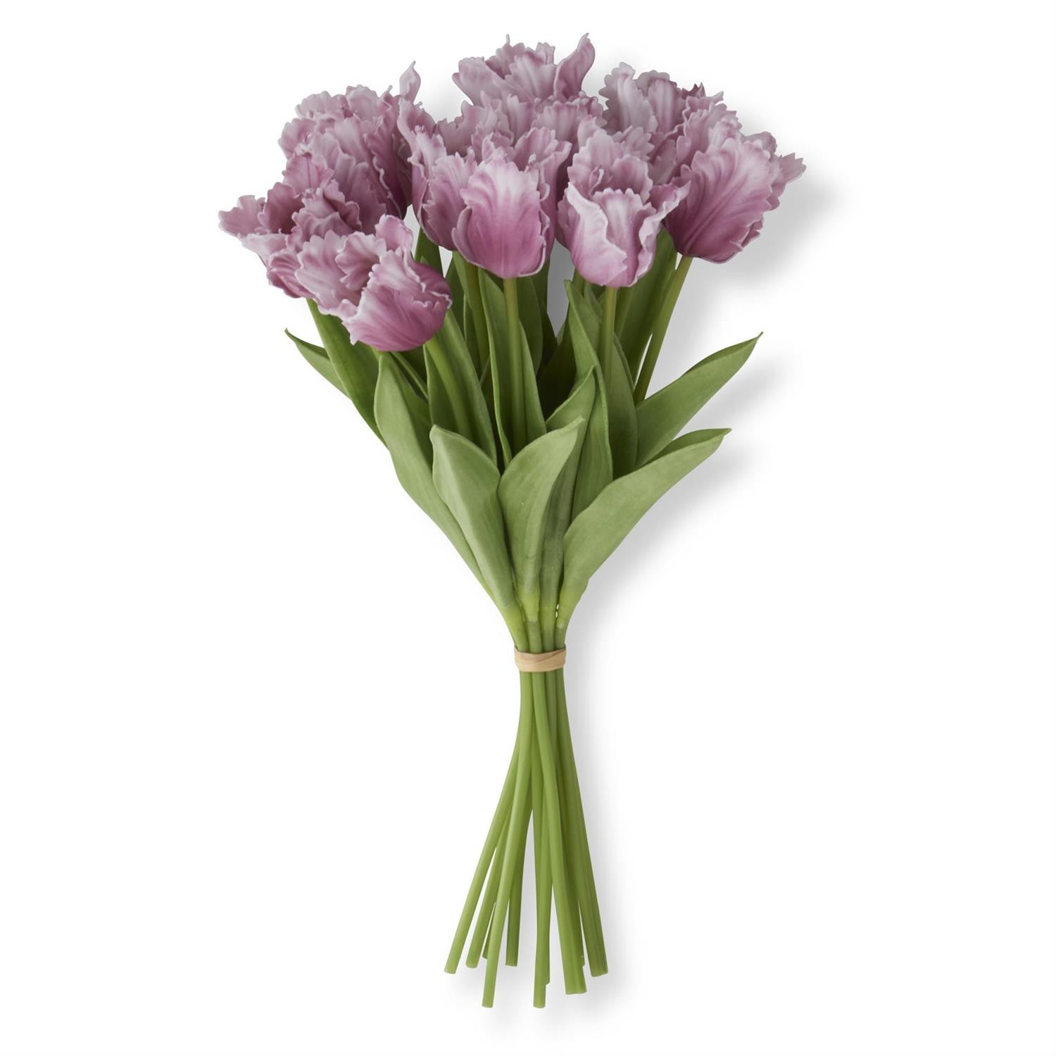 Real Touch Parrot Tulip Bundle | Purple