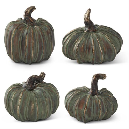 Resin Patina Copper Filler Pumpkins